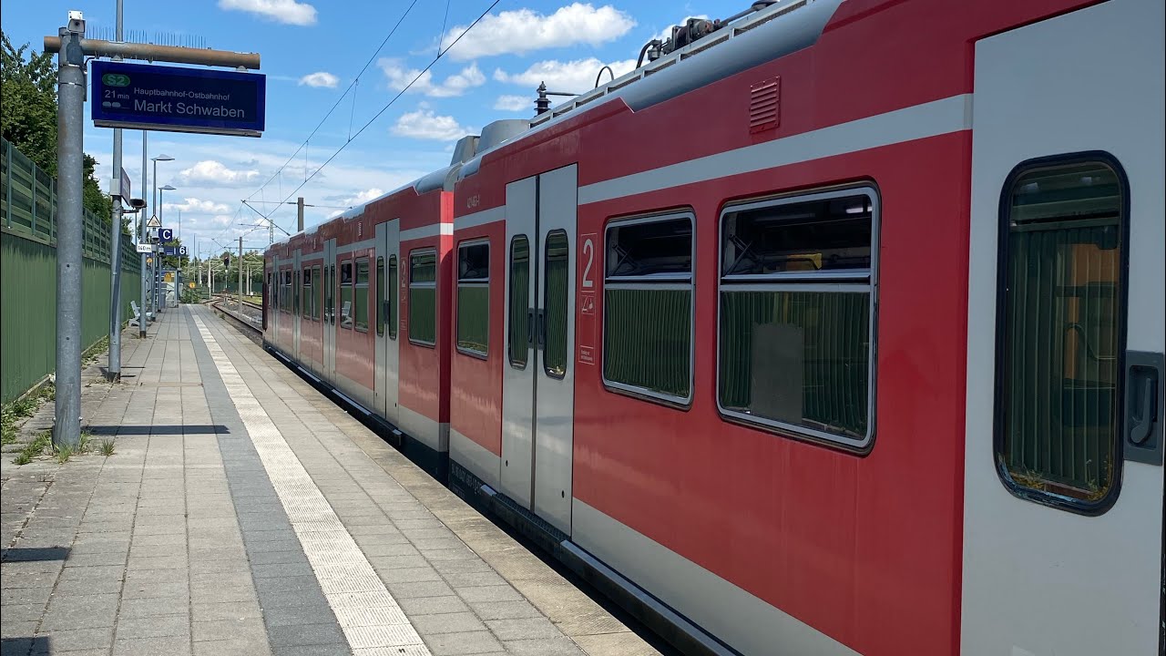 Mitfahrt im ET 420 (S2) von Dachau Bahnhof nach Petershausen