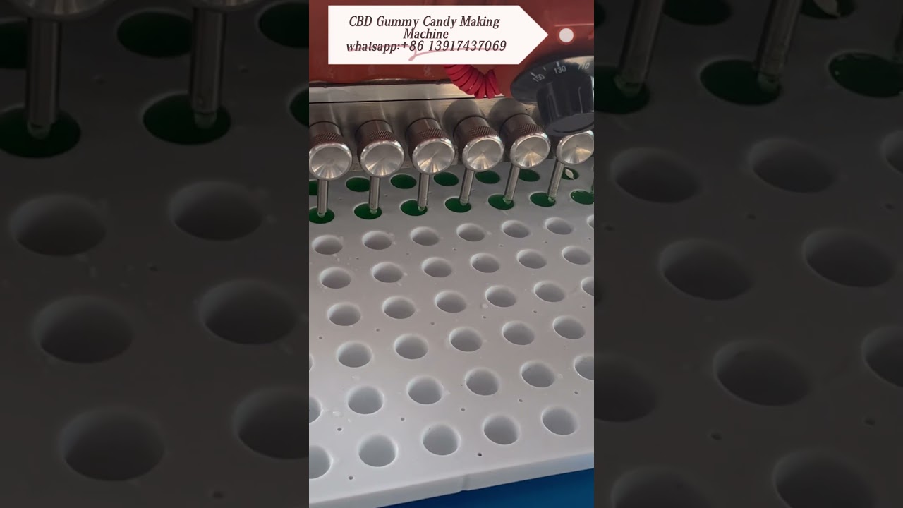 CBD Gummy Candy Making Machine #machine #automatic#cbdcandy