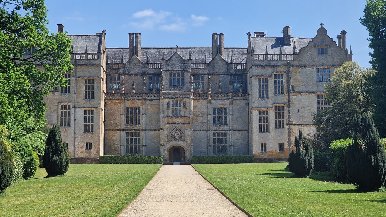 Montacute House, National Trust, Montacute near Yeovil, Somerset, Southern England  -  May 2025