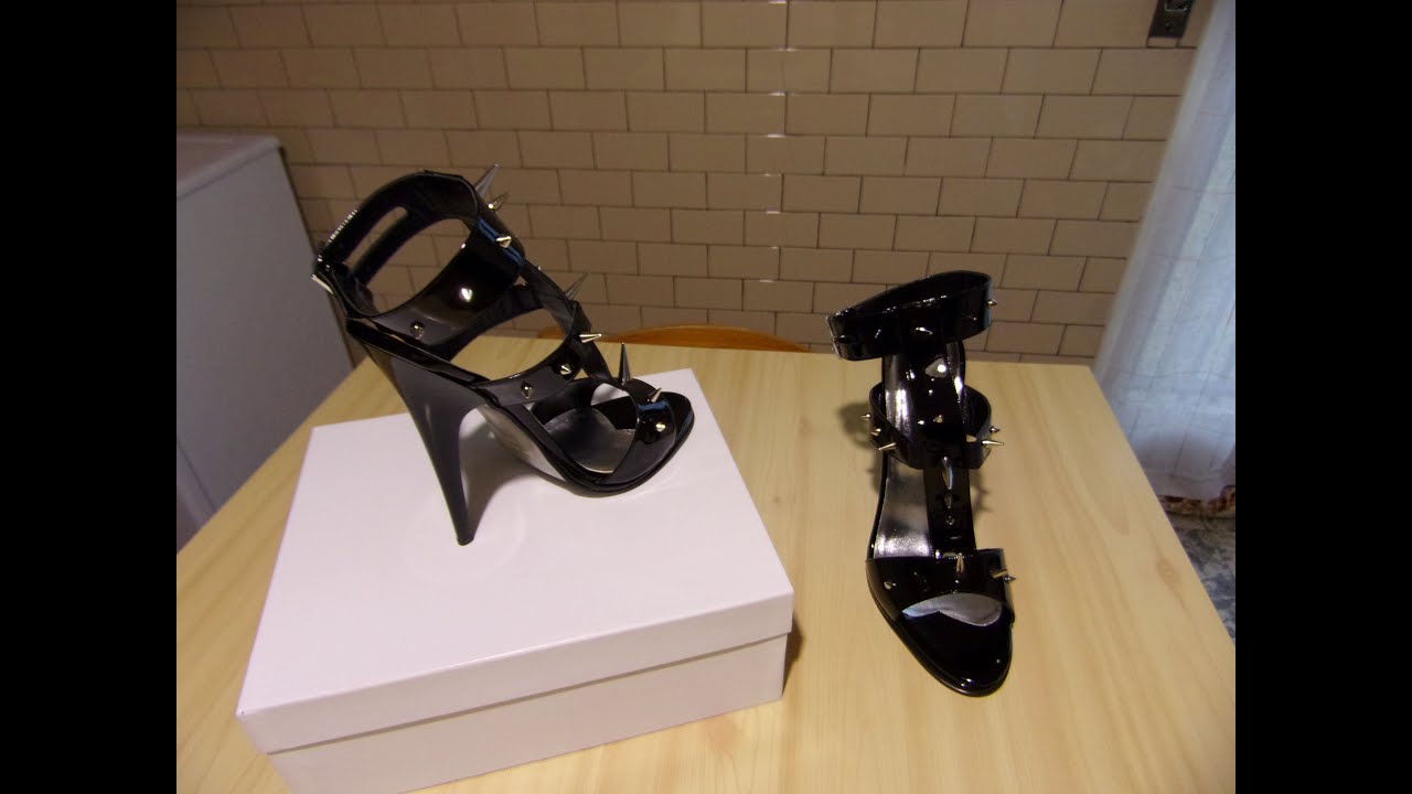 NEW !!! Black Fetish Sandals by Fuss Schuhe