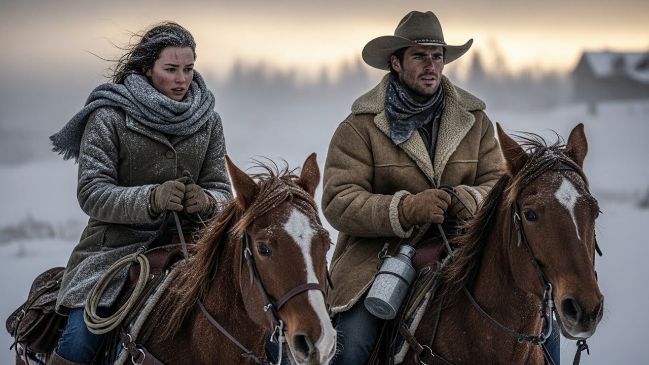 She Was Riding Through A Blizzard To Get Medicine, The Cowboy Met Her Halfway And Rode It In