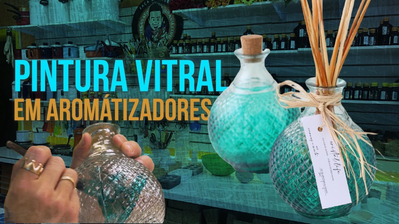 Como fazer uma pintura em vidros