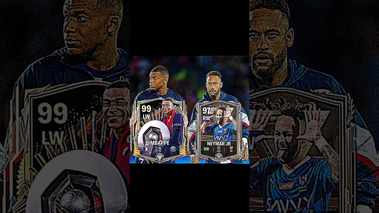 NEYMAR 🇧🇷 X MBAPPE 🇫🇷 #fifagaming #fifa #fcmobile