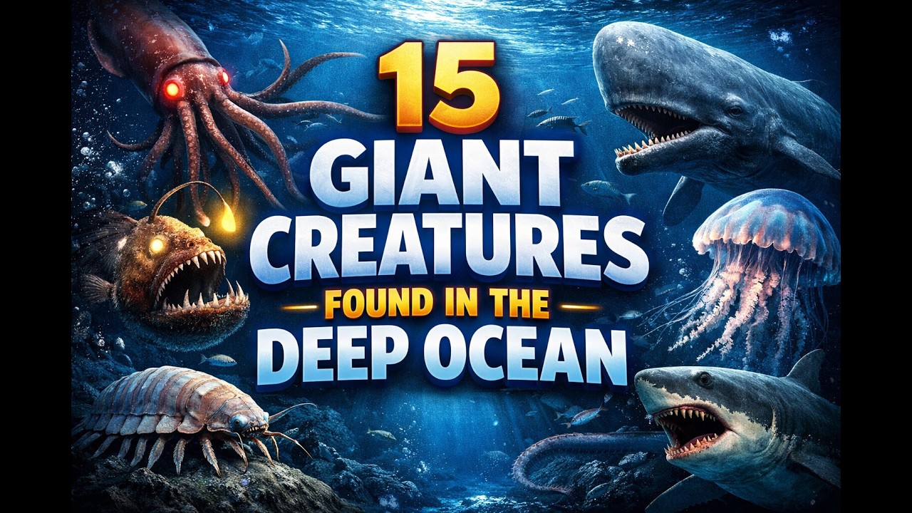 15 Giant Creatures Found in the Deep Ocean