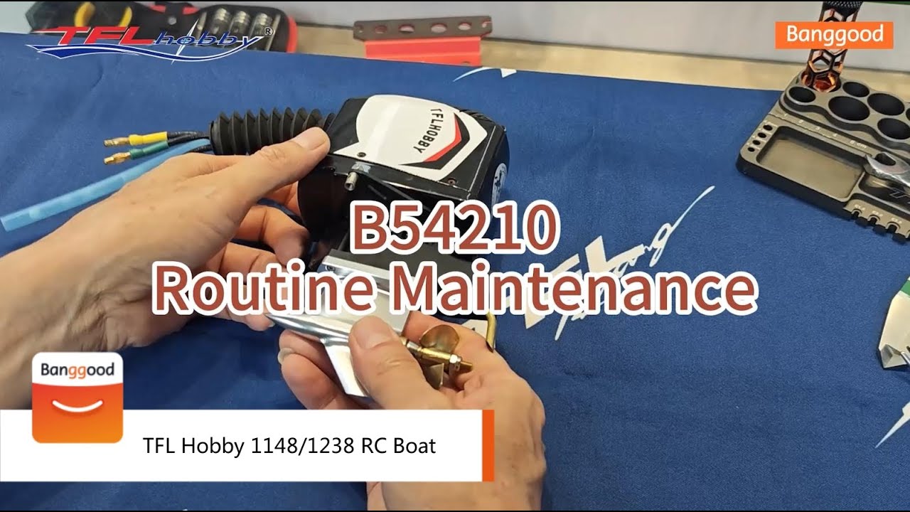 TFL Hobby 1148/1238 RC Boat Engine Maintenance Tutorial