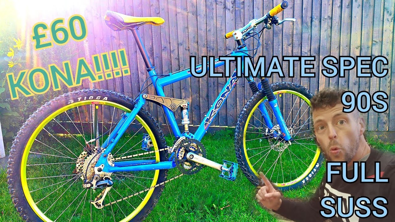 💥MEGA SPEC💥1999 Kona King Kikapu💥Ultimate full suss 90s mountain bike from the end of the golden era