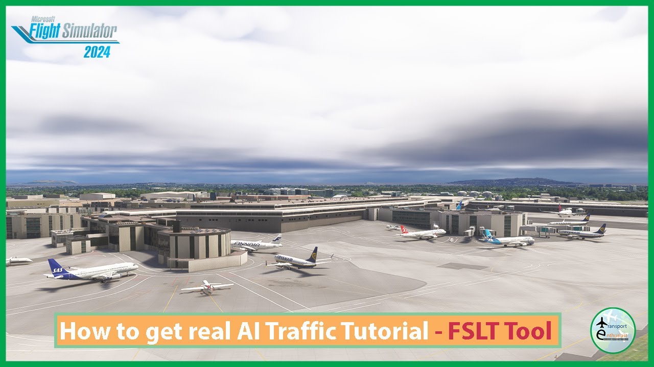 Microsoft Flight Simulator 2024: Инструмент FSLTL — реалистичный ИИ-трафик | Руководство по настр...