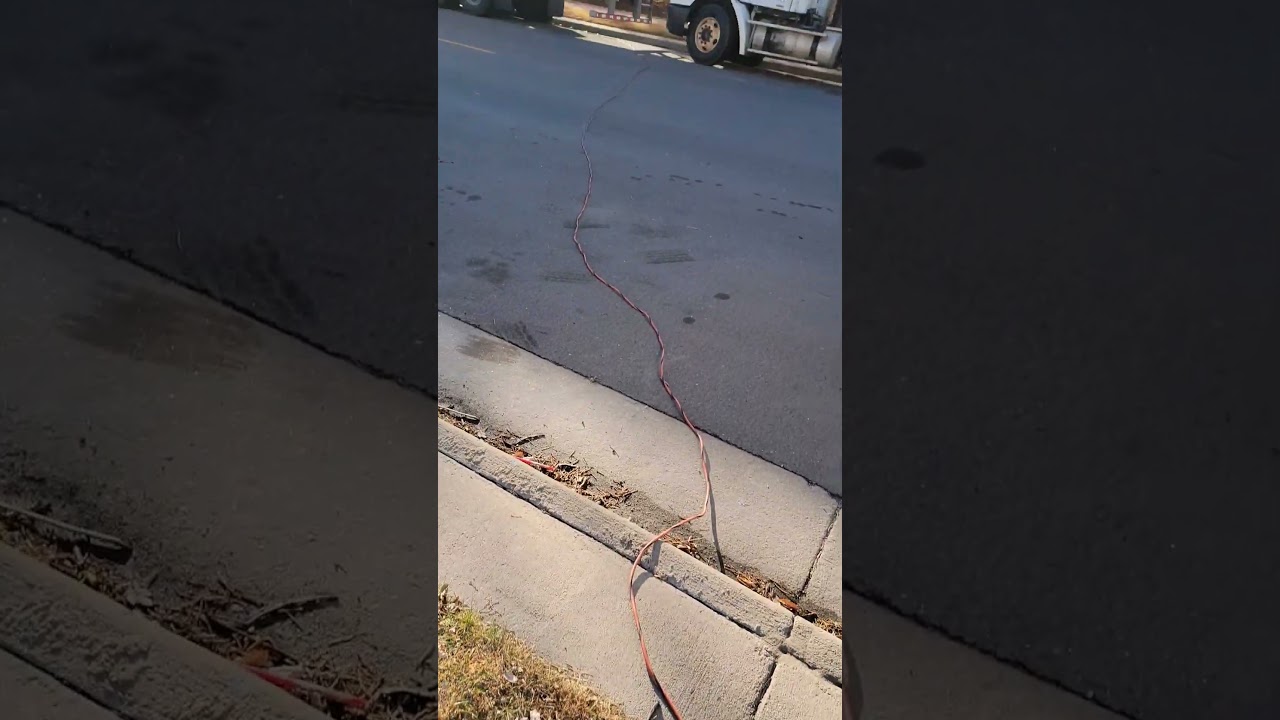 RV Stealing Electricity from a Street Light. Colorado homeless problem