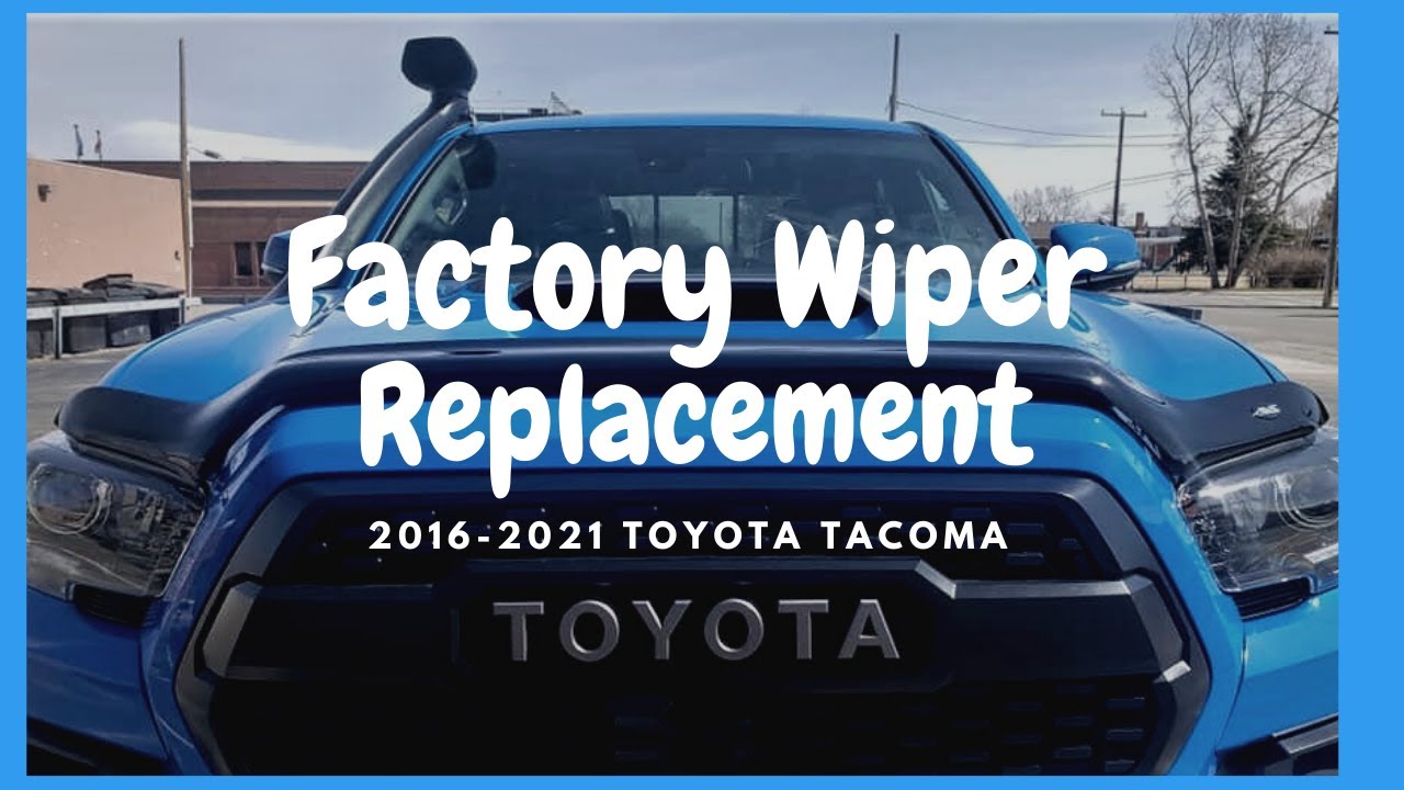 2016-19 Tacoma Wiper Insert Replacement