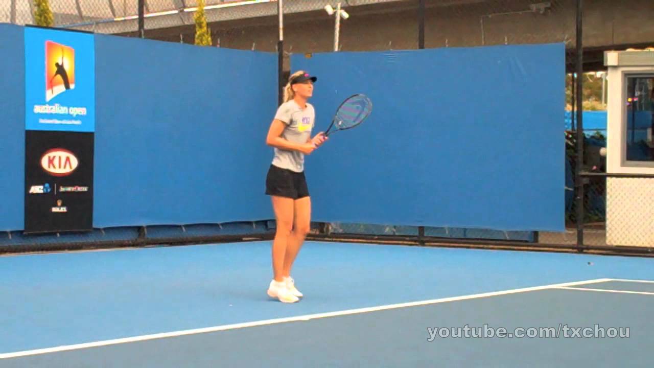 Maria Sharapova - Slow Motion Forehands in High Definition