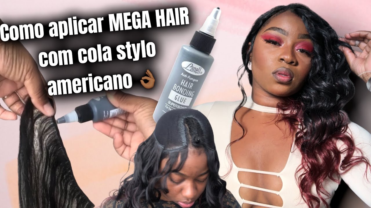 Como aplicar MEGA HAIR estilo gringa #megahair #entrelace #cabeloorganico