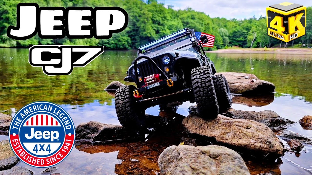 RC Axial SCX10 iii Jeep Cj-7 scale 1/10 4x4 off-road legend #axial #jeep #4x4 #offroad #rccrawler