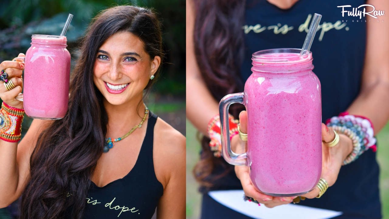 BEST POST-WORKOUT PROTEIN SMOOTHIE | FullyRaw & Vegan