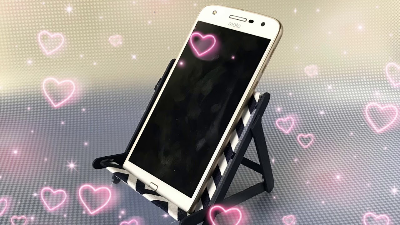 Silla para celular de popsicle sticks (soporte, base con palitos de helado)