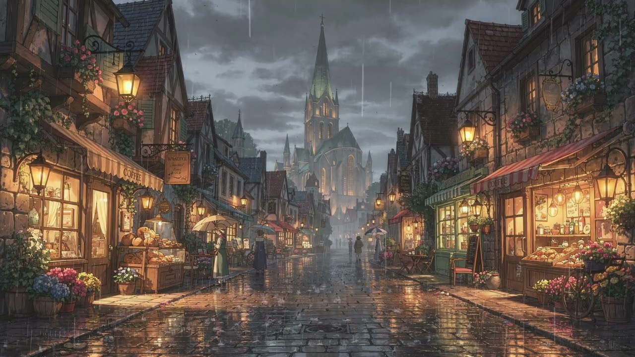 「Chill Lofi Music」Lofi Rainy Night Memo. 020.Sleep Aid / Study / Reading / Pure Music White Noise