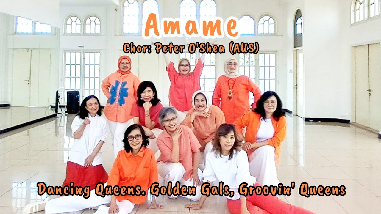 Amame - Chor: Peter O'Shea (AUS) - Beginner - Demo: Dancing Queens, Golden Gals, Groovin' Queens
