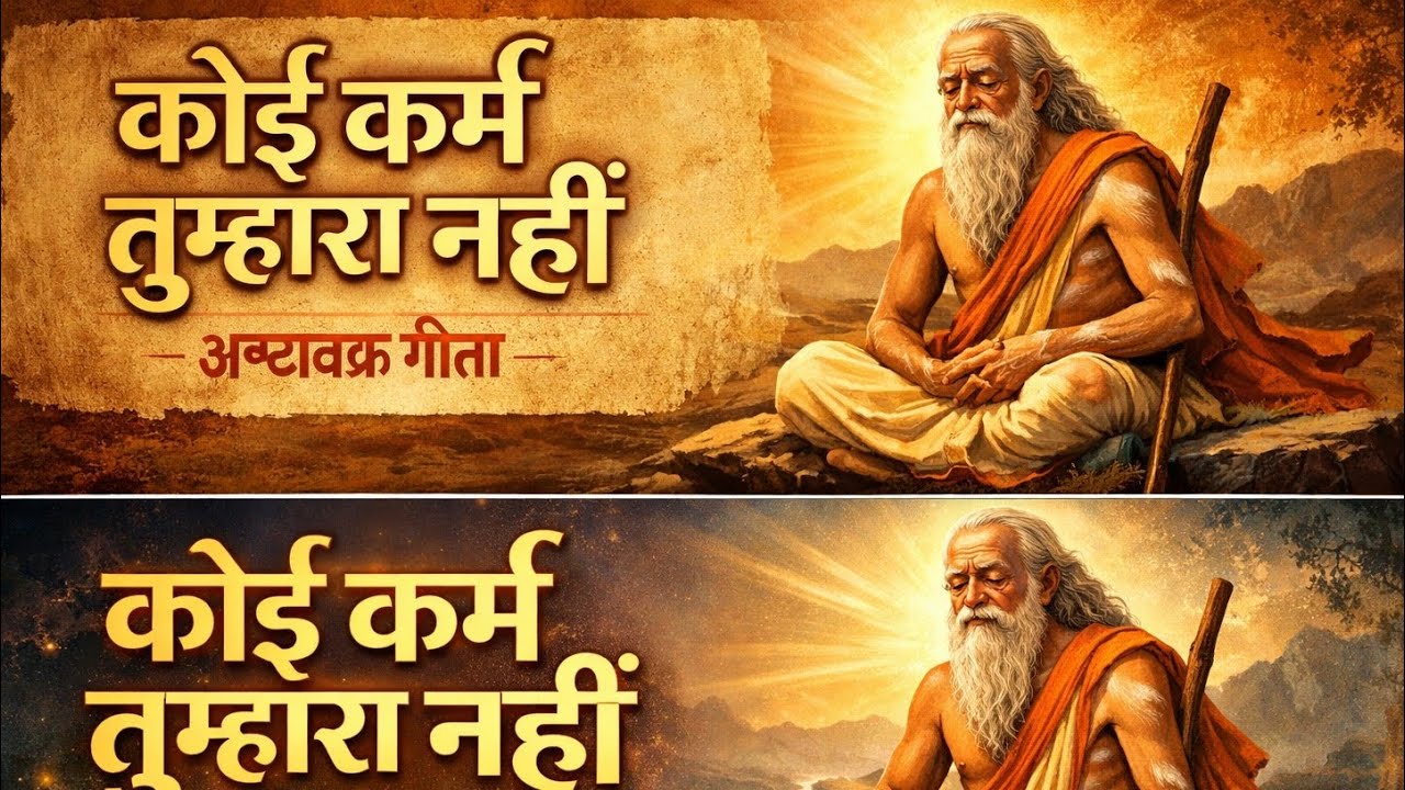 कोई कर्म तुम्हारा नहीं | अष्टावक्र गीता का अद्वैत सत्य