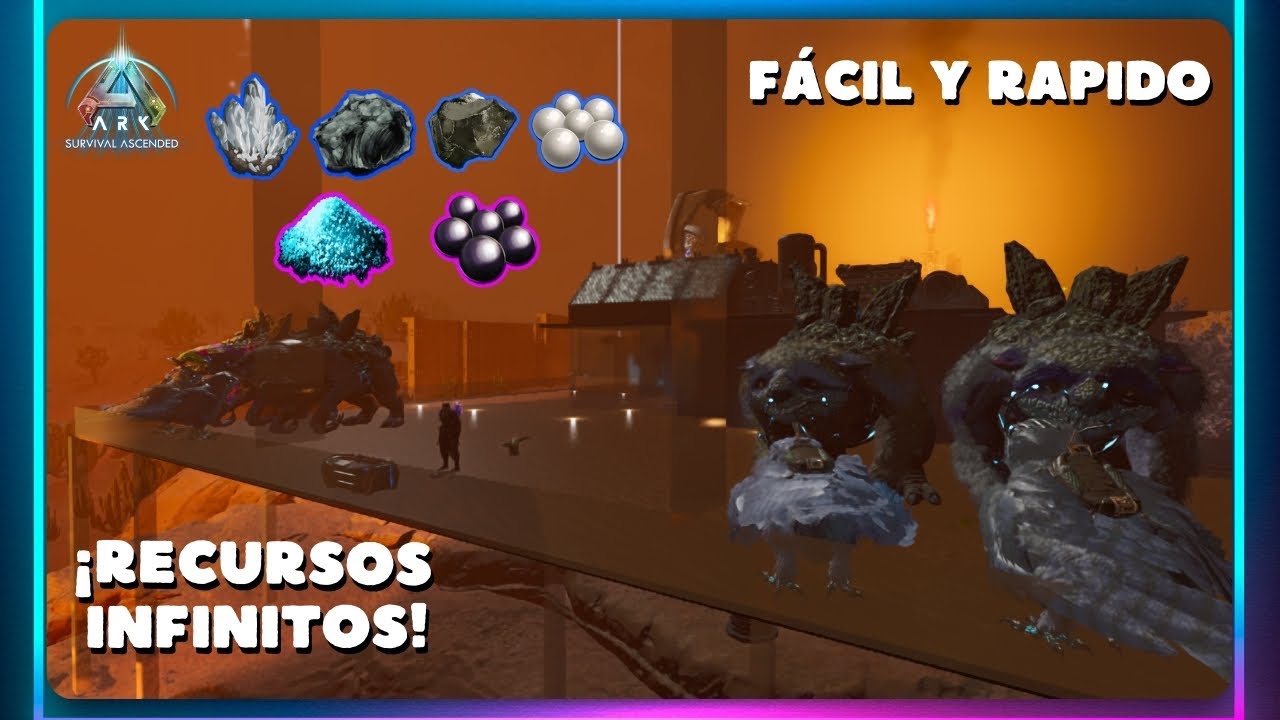 COMO CONSEGUIR PERLA NEGRA, CRYSTAL Y OBSIDIANA FÁCIL | ARK ASCENDED TUTORIAL