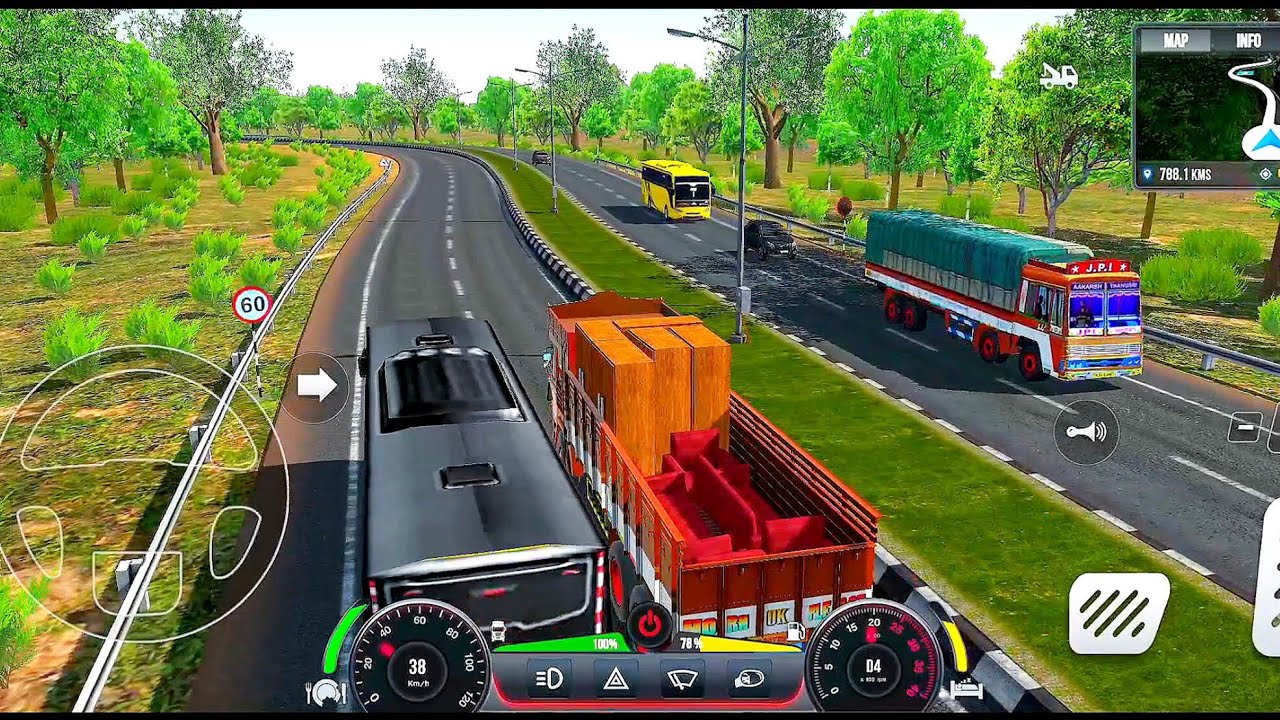 Indian Truck Exporting Iron Roll | Indian Truck Simulator Sajji Gamerz 