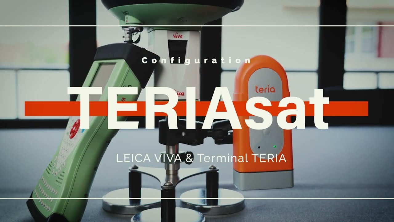 Configuration de TERIAsat sur récepteurs LEICA avec VIVA et Terminal TERIA