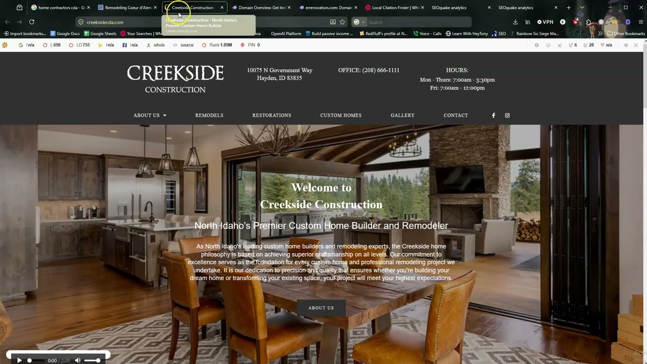 SEO for CDA construction