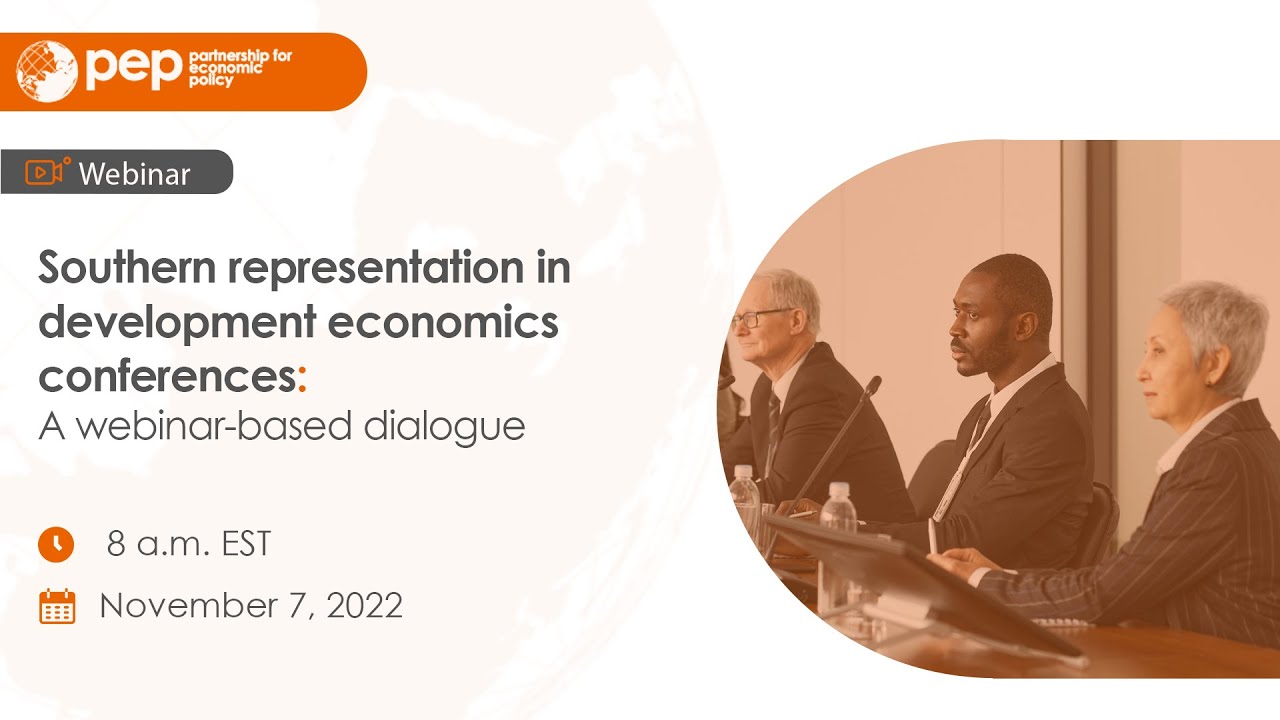 Southern representation in development economics conferences: A webinar-based dialogue