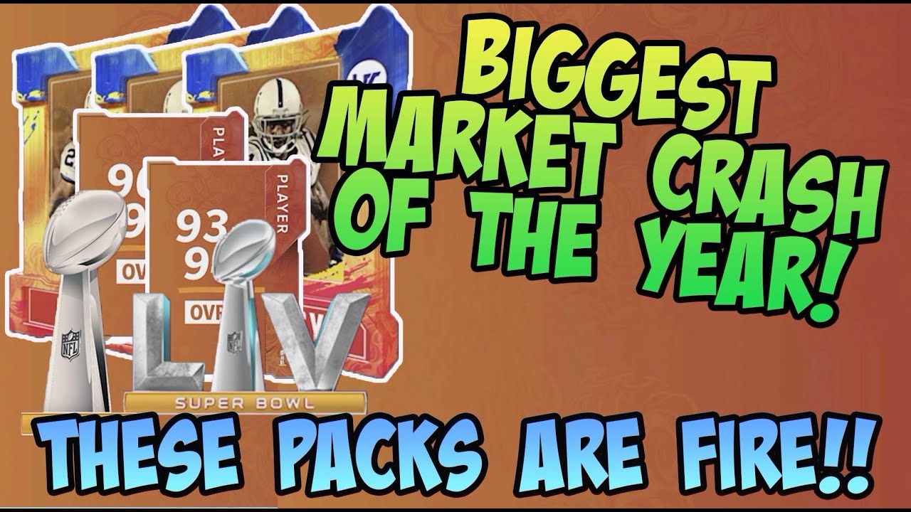 **BIGGEST MARKET CRASH OF THE YEAR** SUPER BOWL PACKS ARE ON FIRE!! MADDEN 21 ULTIMATE TEAM
