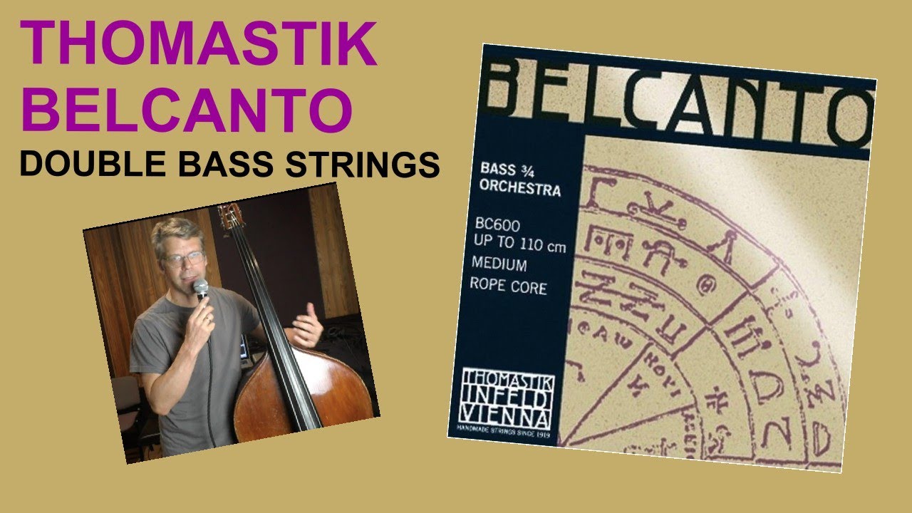 Обзор струн для контрабаса BELCANTO | Демонстрация звука (с точки зрения джазового исполнителя)