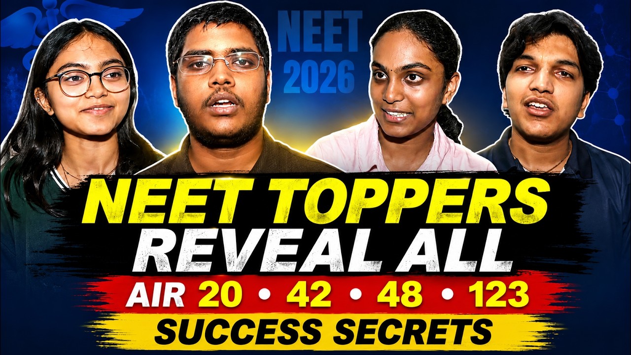 How NEET UG 2026 Toppers Cracked the Exam | AIR 20, AIR 42, AIR 48 & AIR 123 | India News