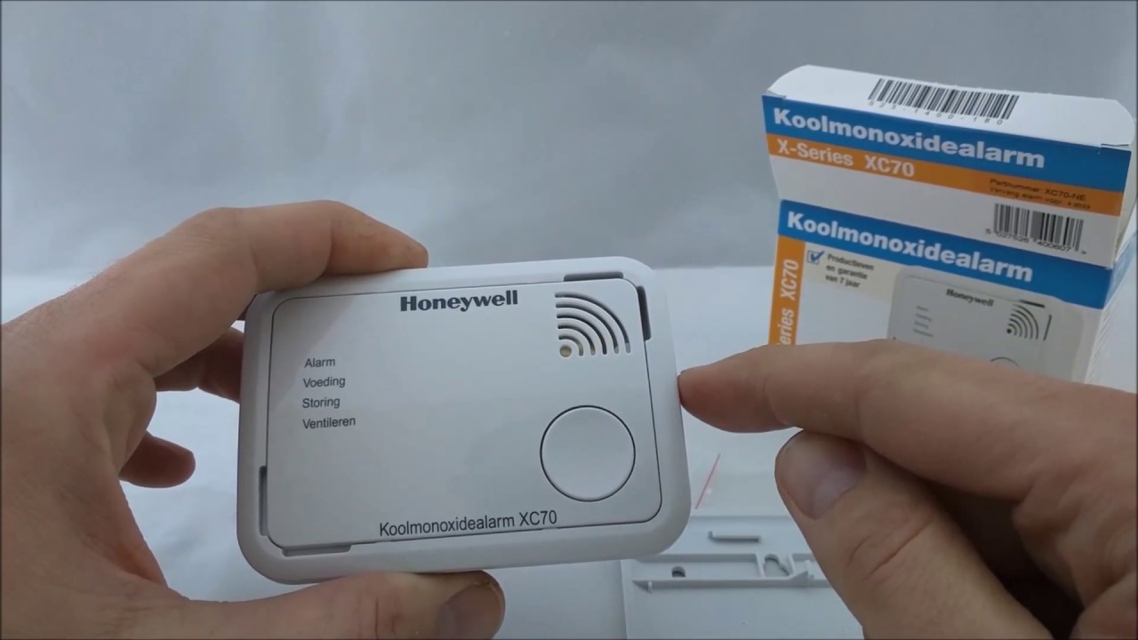 Honeywell XC70 Koolmonoxidemelder review unboxing