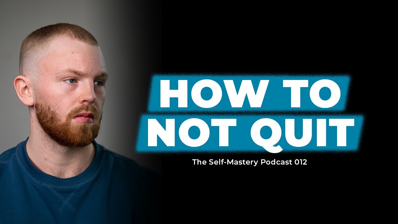 How To Enjoy The Process | The Self-Mastery Podcast E12
