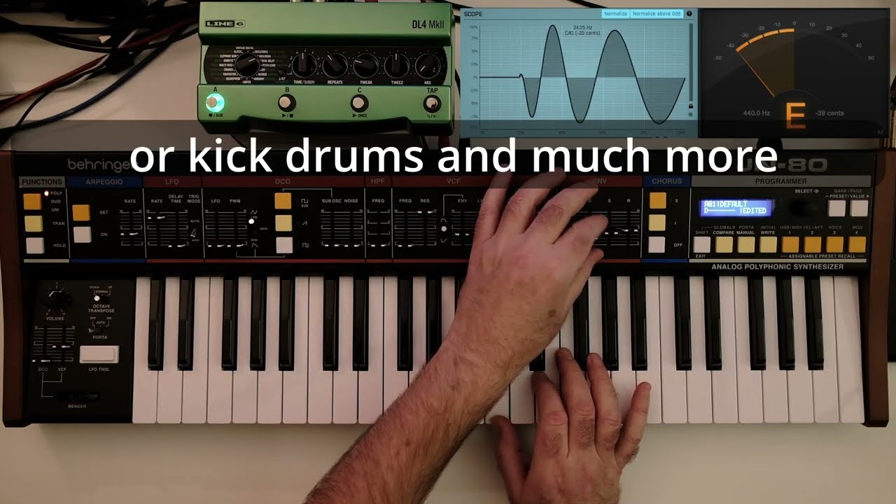 Behringer JN-80 Filter - the (not so) secret second oscillator