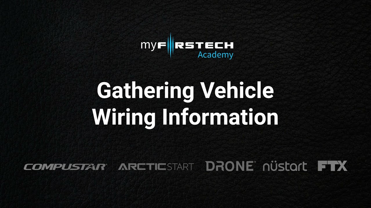 Gathering Vehicle Wiring Information from myFirstech | myFirstech Academy