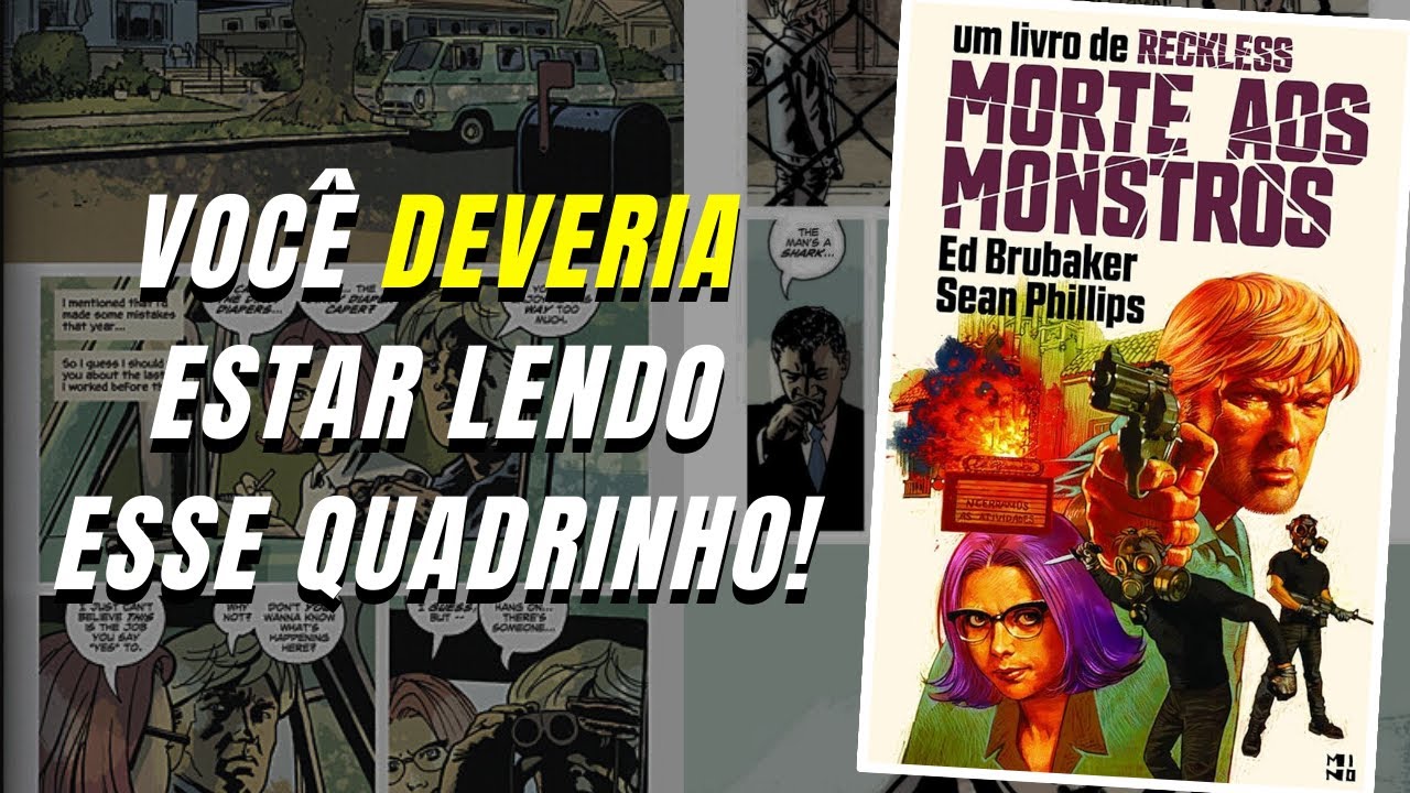RECKLESS É UM DOS MELHORES QUADRINHOS DO ED BRUBAKER E VOCÊ DEVERIA CONHECER!