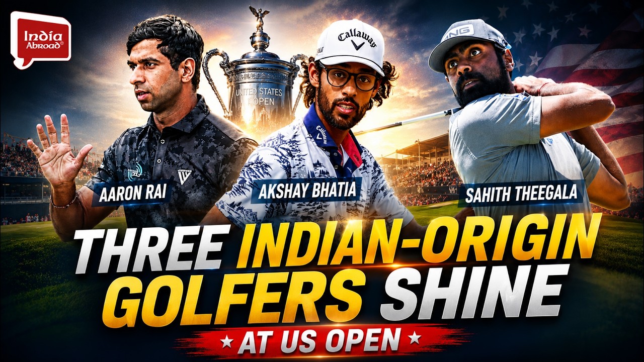 Three Indian-Origin Golfers Shine at US Open | India Abroad&reg;
