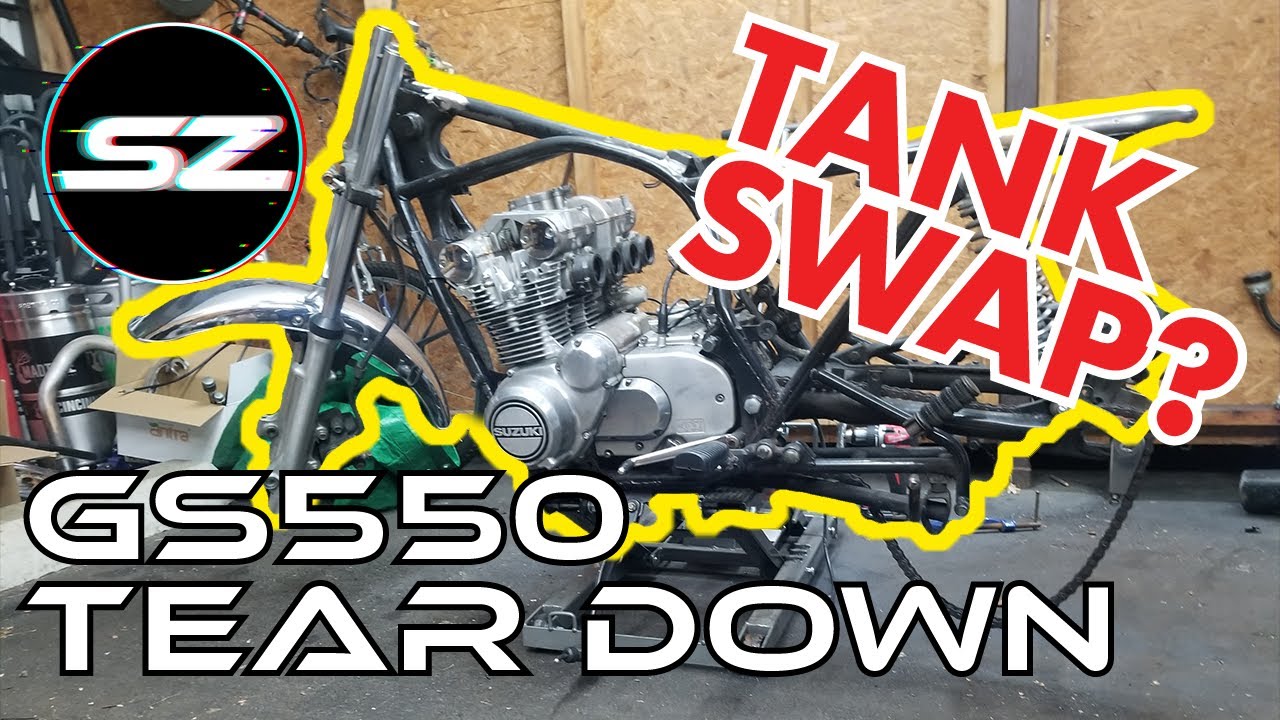 GS550 Tear Down & Tank Swap | Ep. 1
