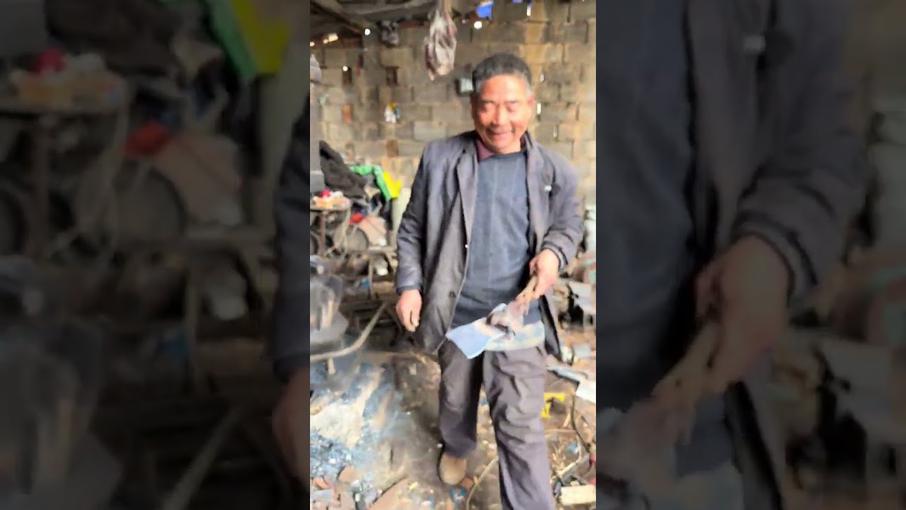 The Timeless Art of Blacksmithing: A 50-Year-Old's Truck Steel Axes Masterpiece