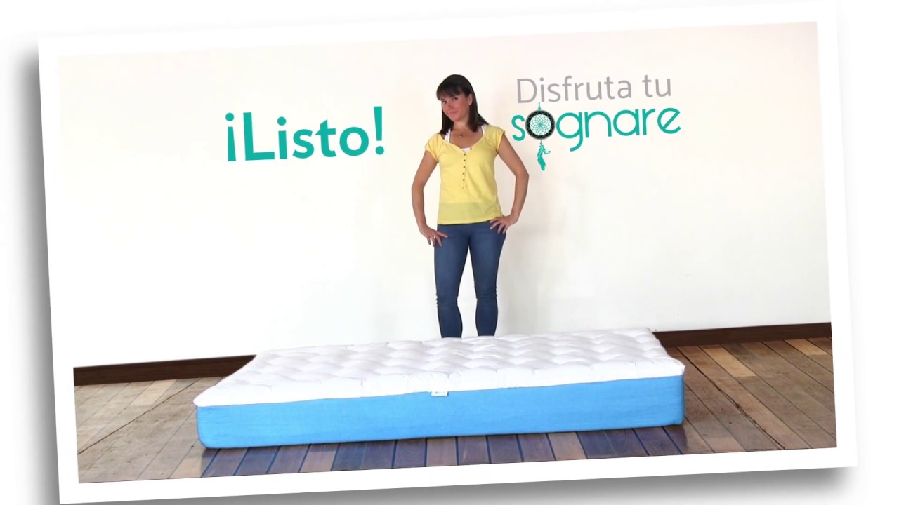 unboxing colch&oacute;n sognare