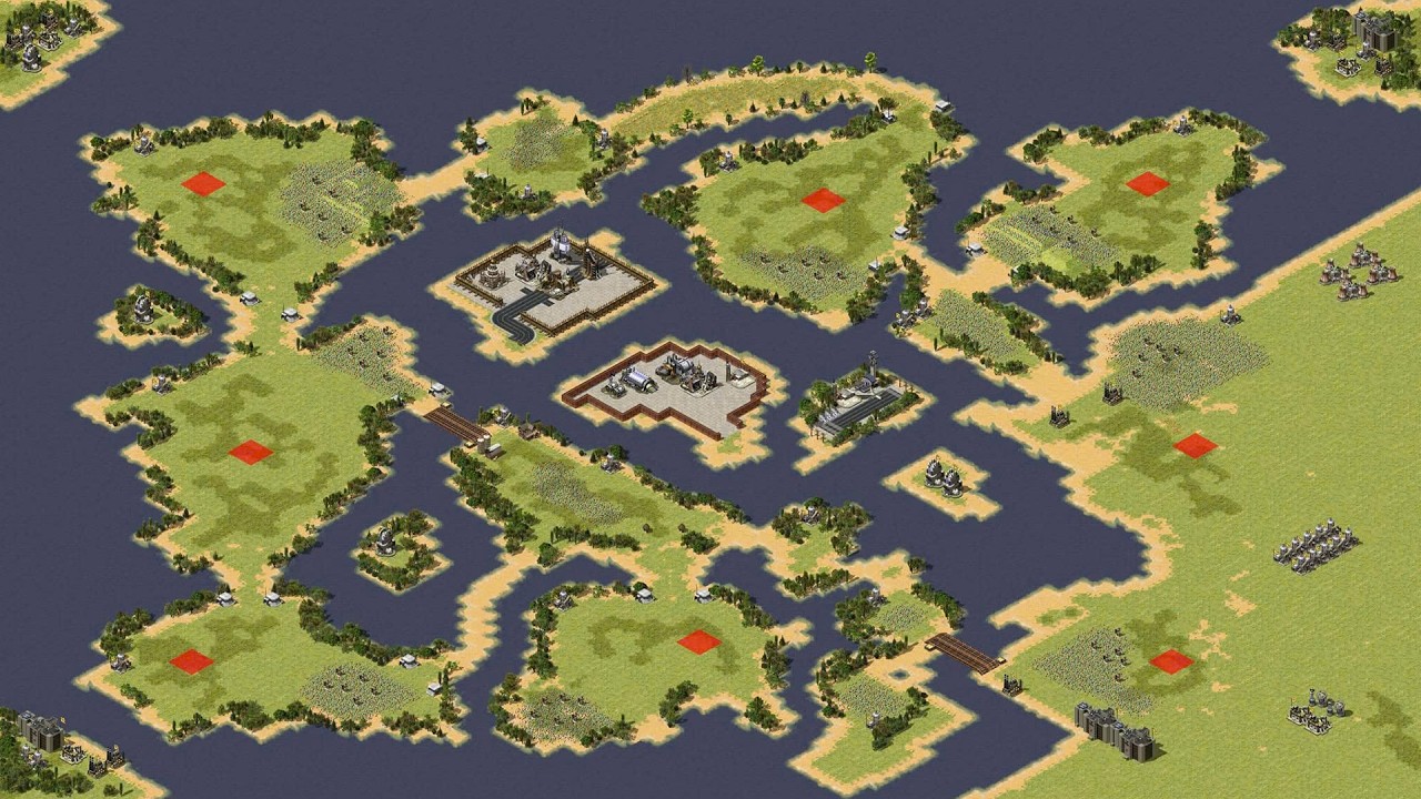 Red Alert 2 Gameplay - Island Paradice - Yuri's Revenge