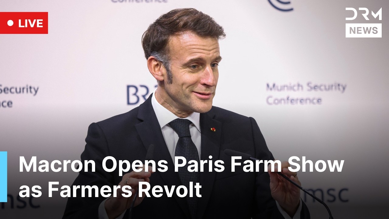 LIVE: Macron Opens Paris Farm Show as Farmers Revolt Over EU-Mercosur Deal