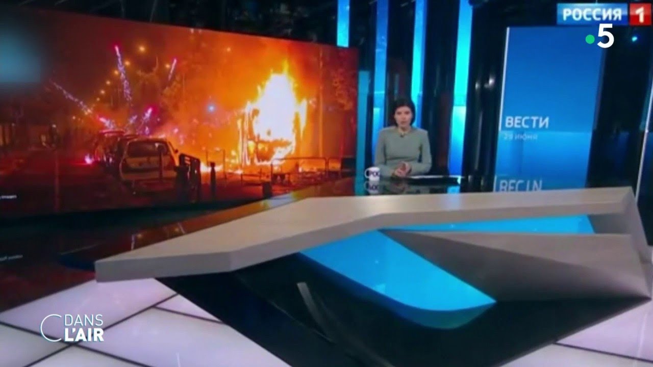 Les émeutes en France à la Une de la presse étrangère  - Reportage #cdanslair 01.07.2023