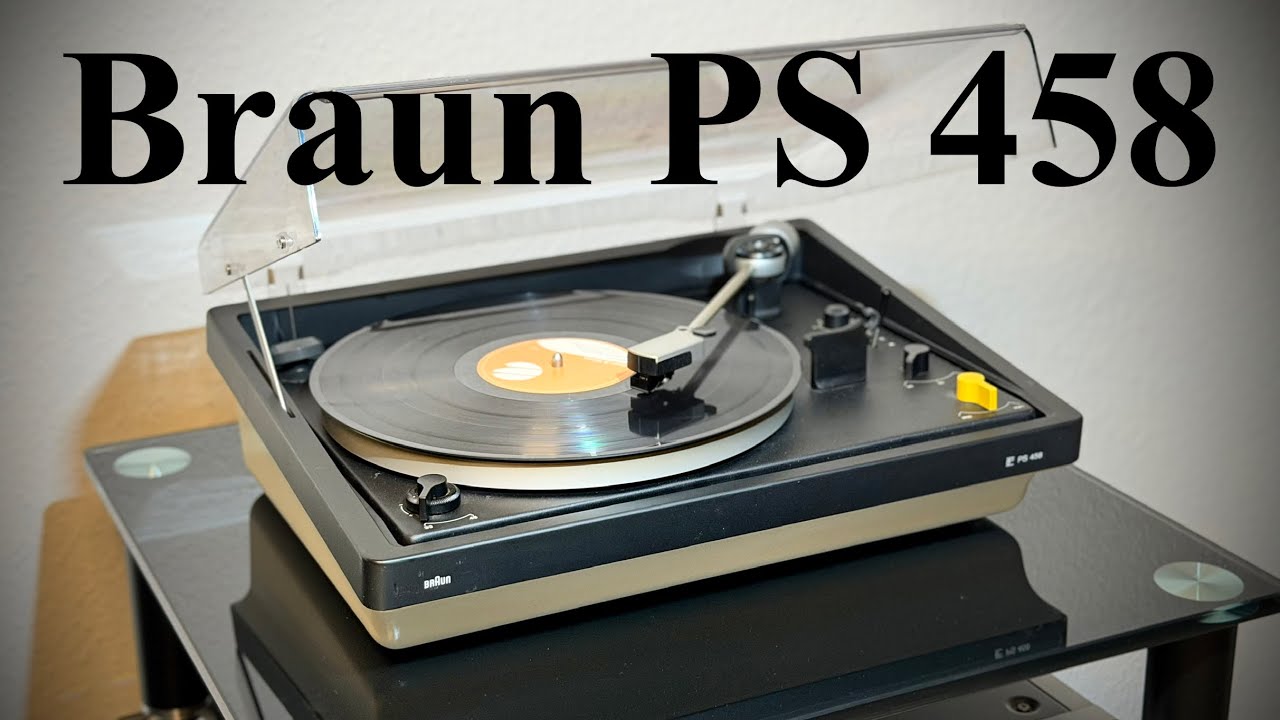 Braun PS 458 Fully Automatic Plattenspieler Turntable demo