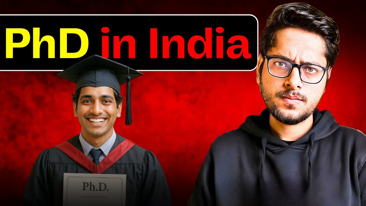 Is a PhD in India the BEST Choice?