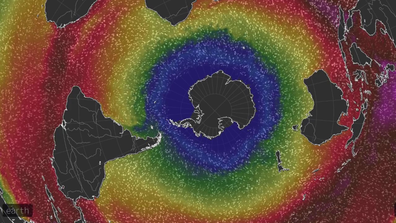 Flat Earth | Nullschool Changed the Azimuthal Equidistant Map