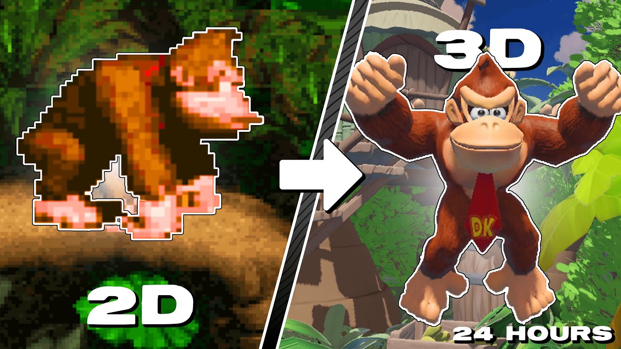 I Made Donkey Kong Country but it's 3D