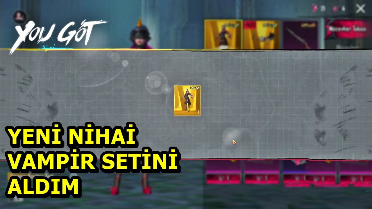 YENİ NİHAİ VAMPİR SETİYLE YARGI DAĞITTIM ! BATUR GAME PUBG MOBİLE