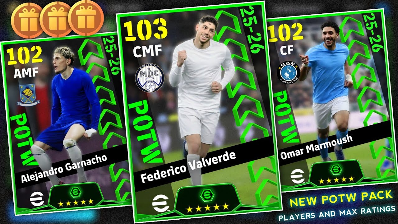 В четверг, 12 марта 2026 года, в eFootball 2026 Mobile появится новый игрок недели (Potw Worldwid...
