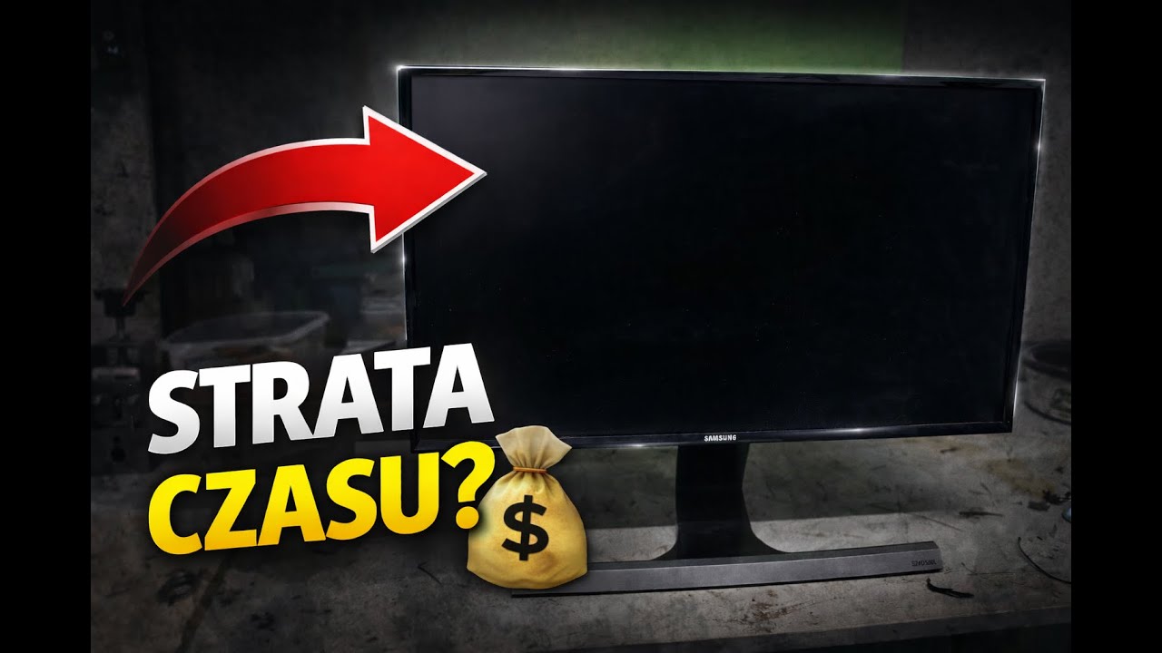 Rozebrałem monitor Samsung LCD… STRATA CZASU? 💸