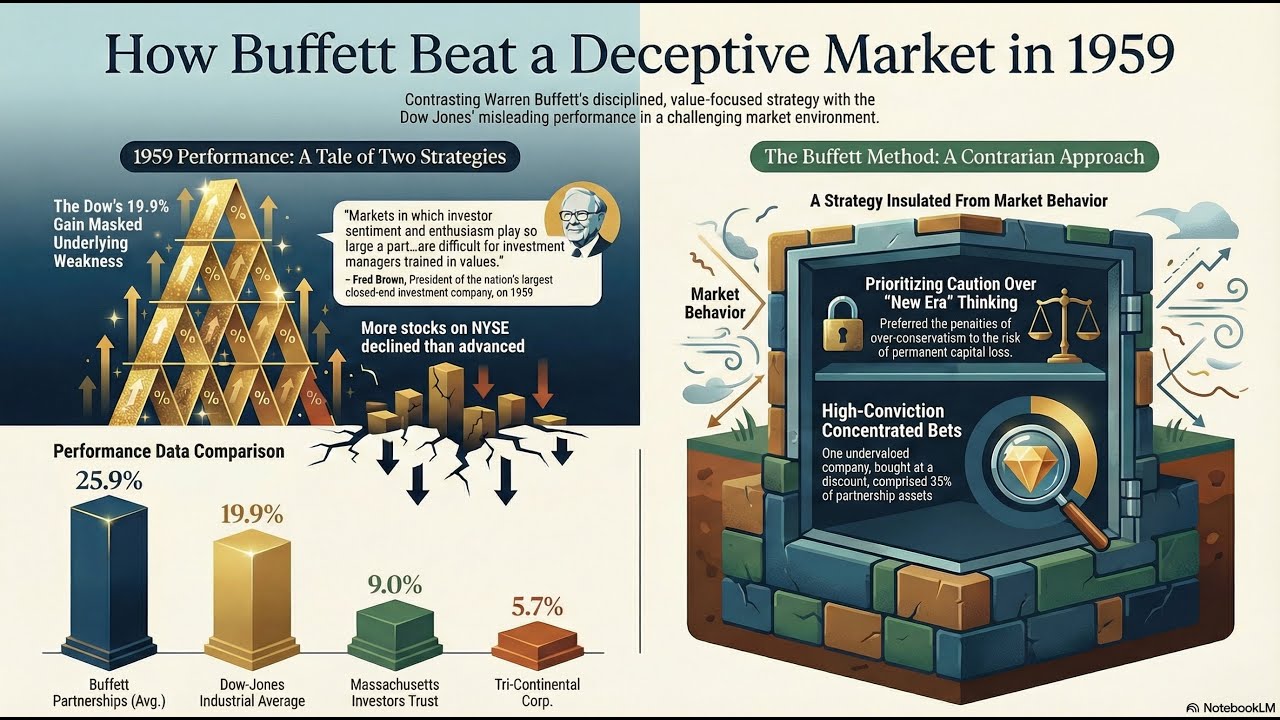 Warren Buffett 1959 Partnership Letter Market Reality and Early Outperformance: Extended Audio