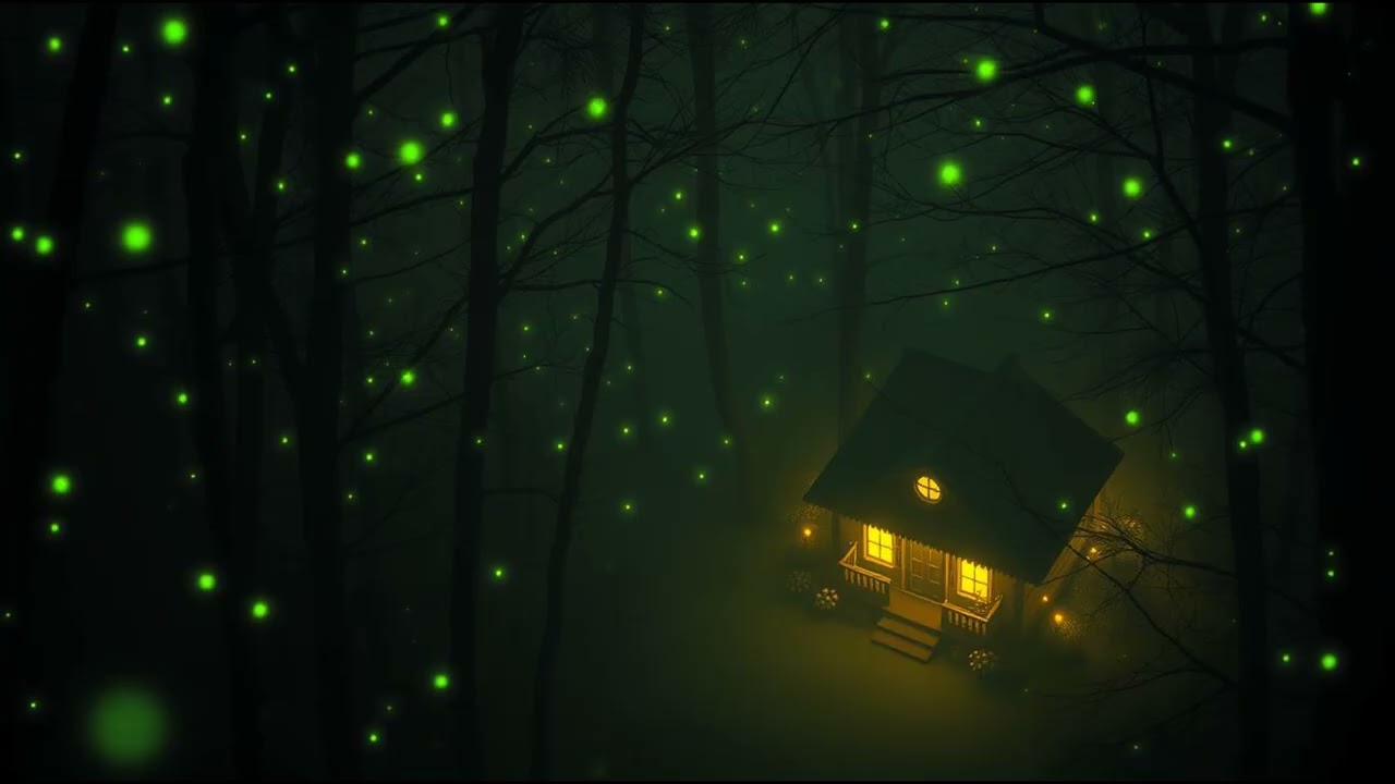 🌙 Drift Into Sleep — 1 Hour Night Forest Atmosphere